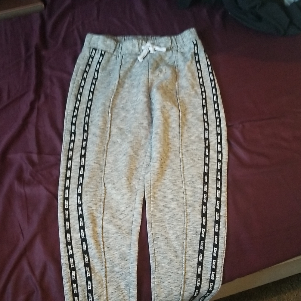 Grey sweatpants from justice girls size 14\16